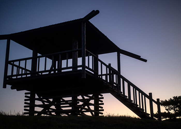 白良ヶ浜万葉公園の滑り台