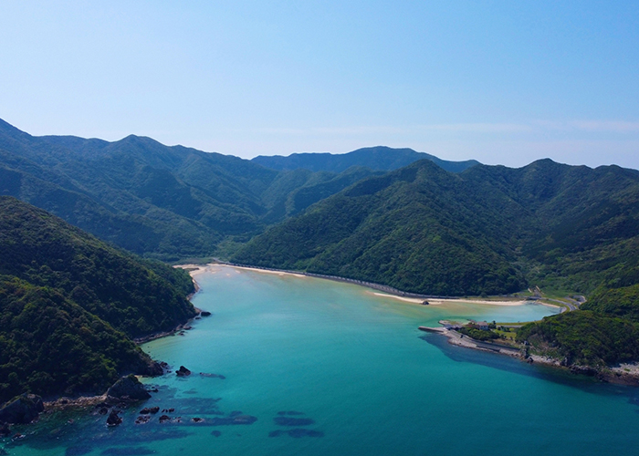 高浜海水浴場の景観