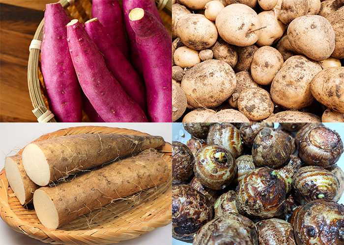 さつまいもとその他根菜類（じゃがいも、里芋、長芋）の違いを調べてみた！栄養成分や料理の使用方法、どのような料理に向いているのか？さつまいもとの違いとは？