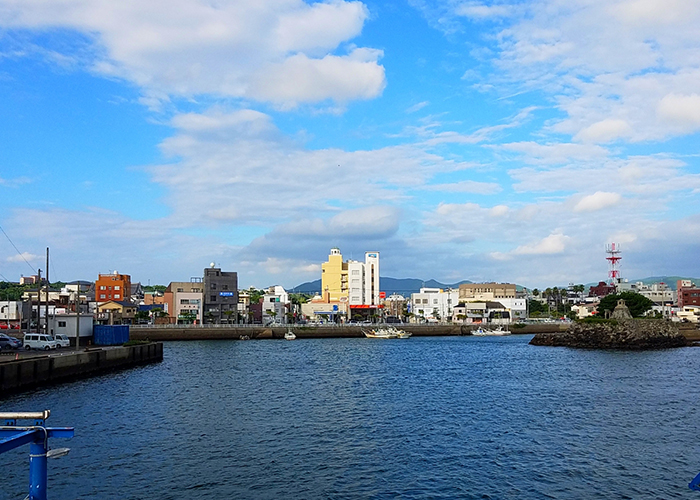 福江島の海の玄関口「福江港」