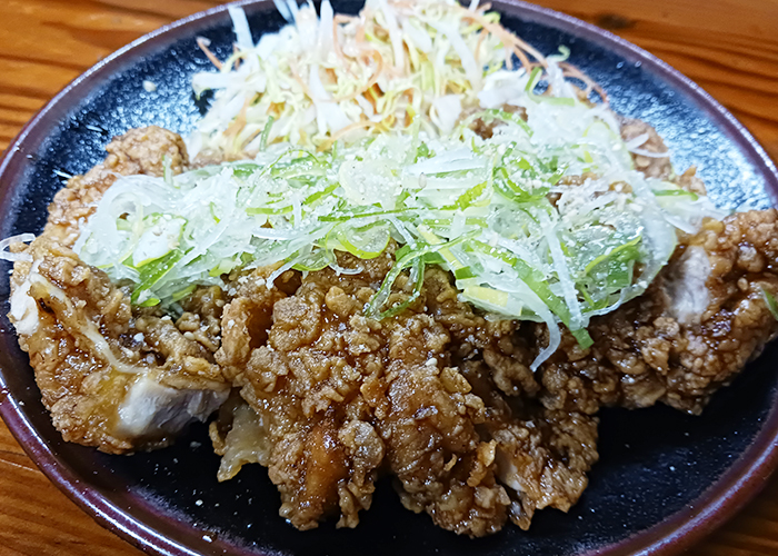 五島・大瀬崎灯台近くのちょうちん家-チキン竜田