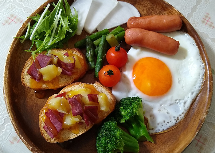 さつまいもを朝ごはんに取り入れて、無理なくダイエット習慣を