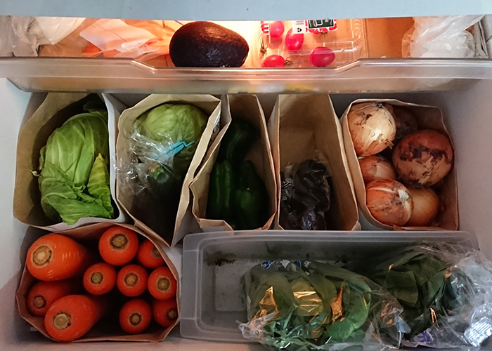 冷蔵庫の野菜室イメージ