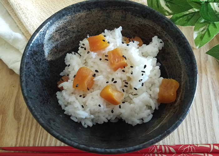 干し芋ごはんの作り方-完成