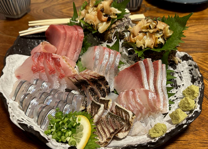 いけす割烹 心誠　刺身盛り合わせ