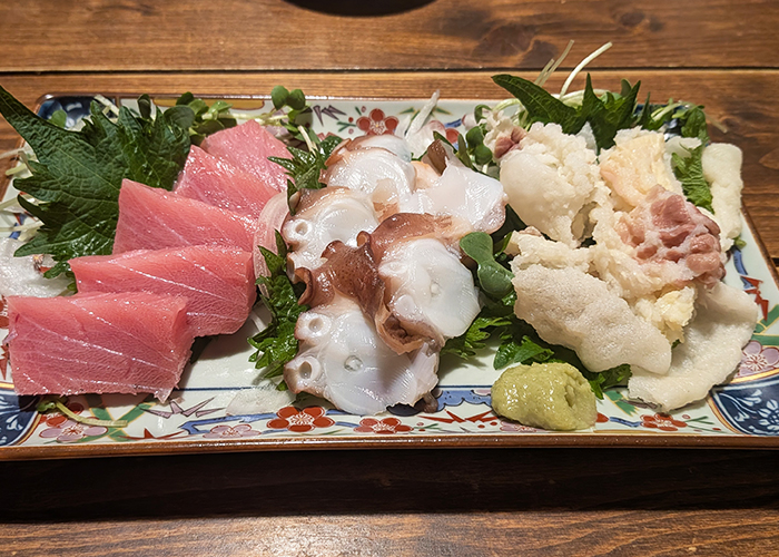 お刺身の盛り合わせ