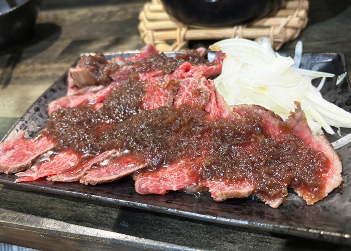 ローストビーフは長崎和牛を使用