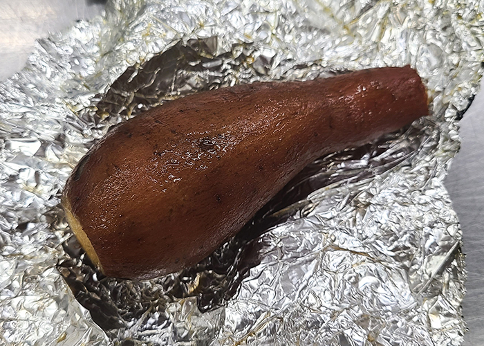 シルクスイートを使って焼き芋を作っていきます