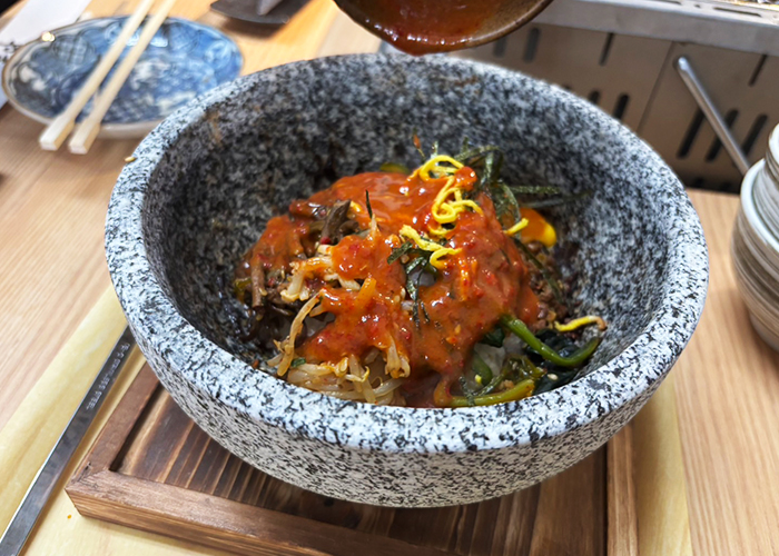 五島の新店「炭焼厨房やまだ」のビピンパ