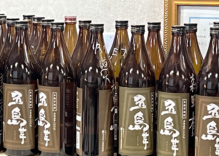五島の寿司割烹ふくえのキープボトル