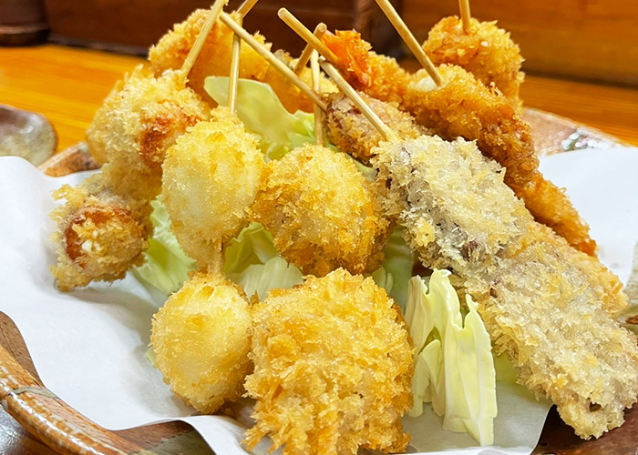 かつ忠の串盛り