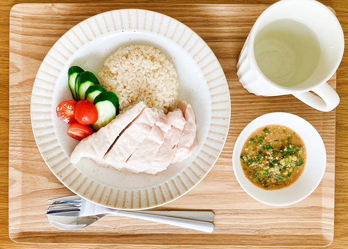 低糖質な食事風景