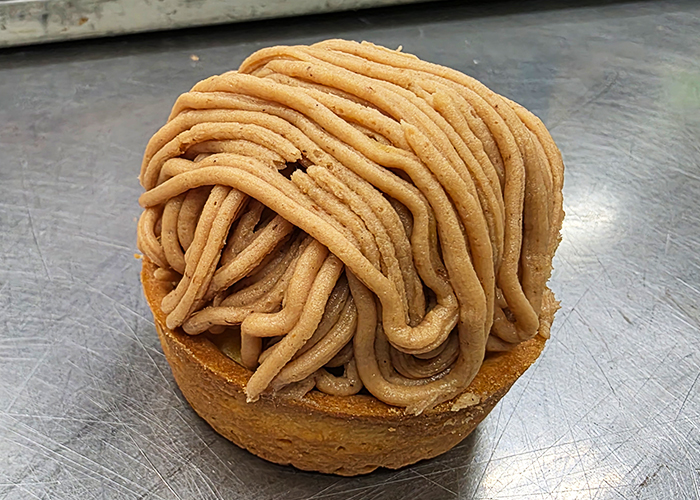 モンブランの絞り②