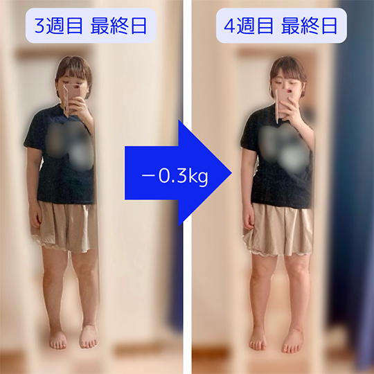 腸活サプリ「畑のサプリ.hel」ダイエット【4週目】