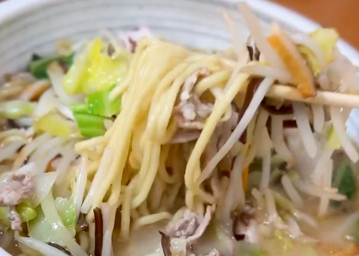 創作料理 京のちゃんぽんは野菜がたっぷり