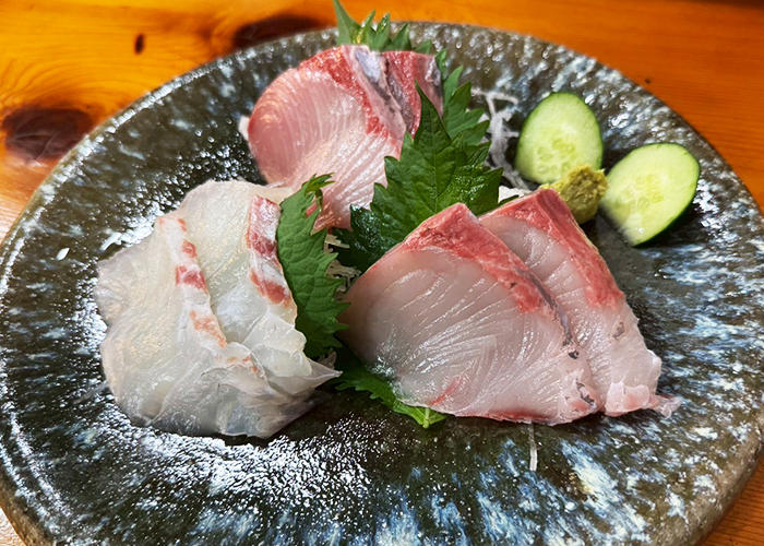 創作料理 京の刺身三種盛り