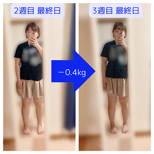 腸活サプリ「畑のサプリ.hel」ダイエット【3週目】