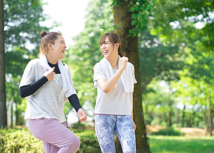 運動との組み合わせで脂肪燃焼効果UP！