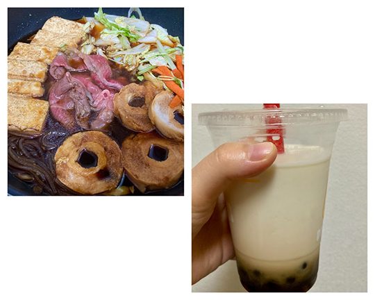 「畑のサプリ.hel」を飲み始めて30日目（2カ月目）の食事
