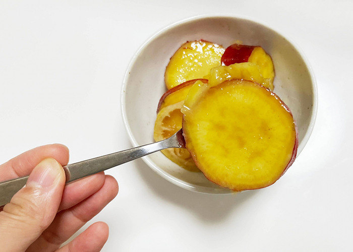 さっぱり美味しい さつまいものレモン煮