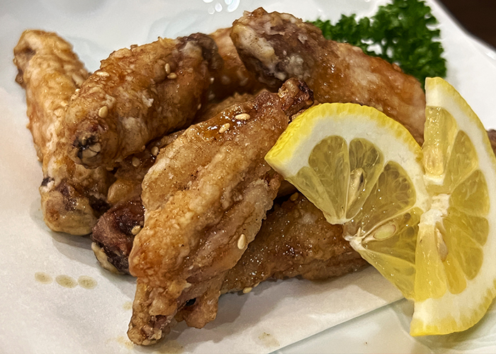 おすすめ料理②手羽中の甘辛揚げ
