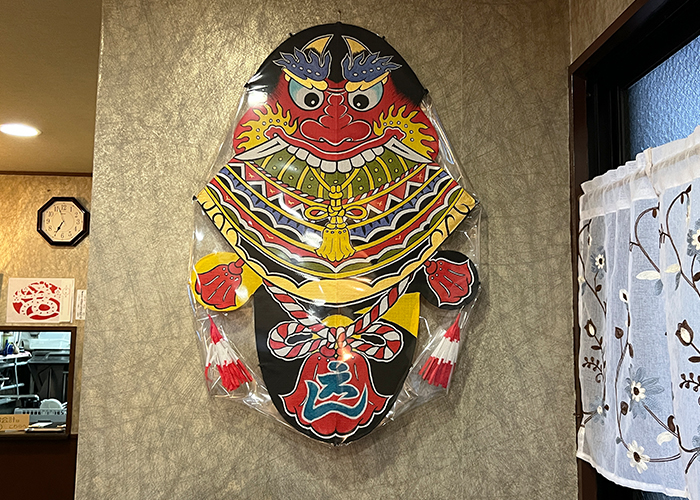 バラモン凧にはお店の名前も