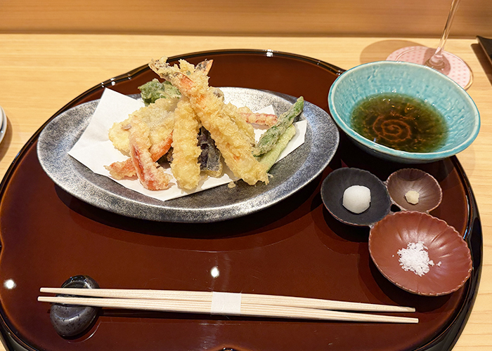 五島の旬を味わう「季節の野菜の天ぷら」