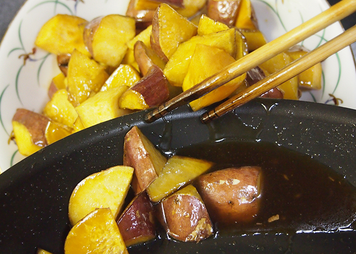 ホクホク系さつまいもで作る場合のポイント