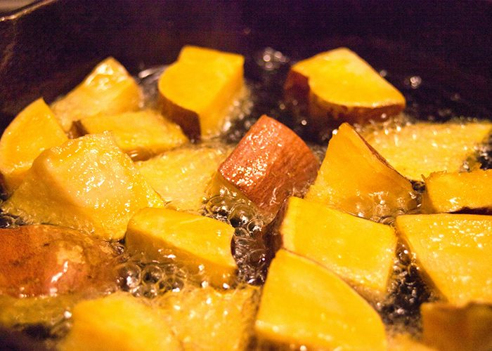 ねっとり系さつまいもで作る場合のポイント