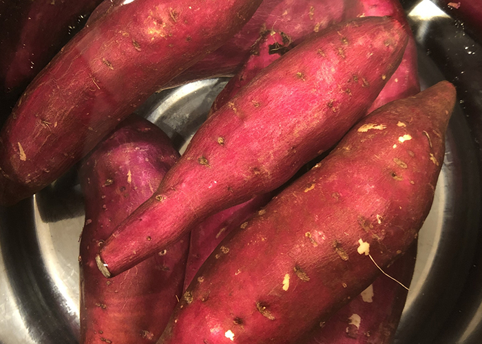 失敗しない焚き-火焼き芋の基本レシピ-さつまいもの下準備
