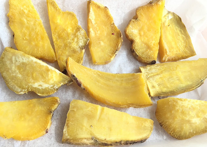 電子レンジを使った時短干し芋の作り方