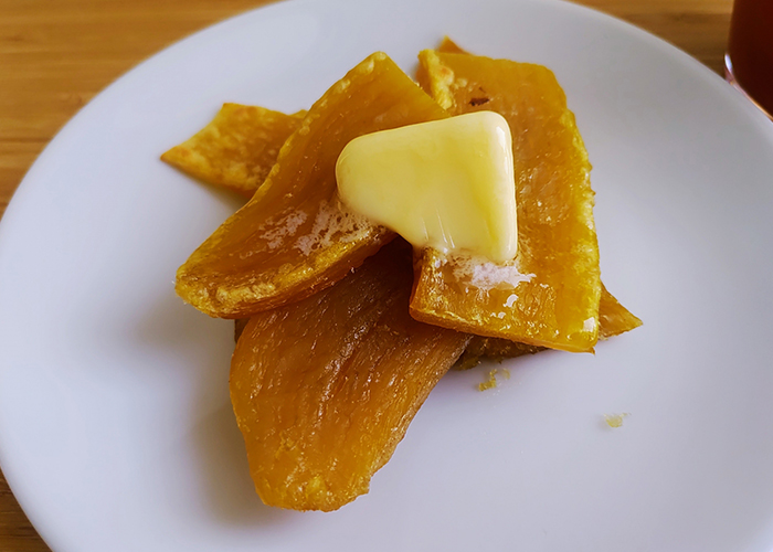 干し芋の美味しい食べ方アレンジ-バターやクリームチーズを添えて