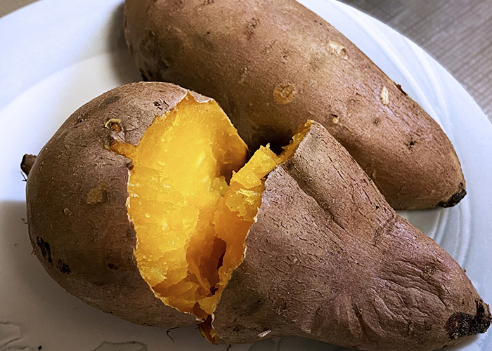 さつまいも1本をレンジでふかす方法