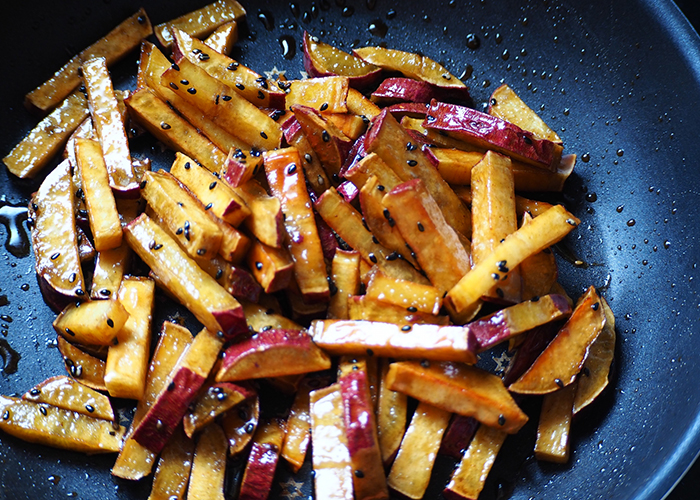 揚げない大学芋