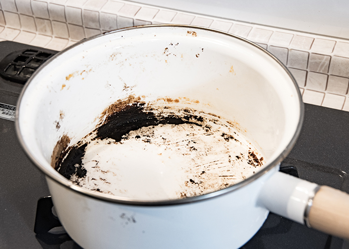 焦げ付いてしまう場合