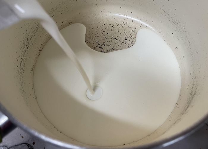 豆乳を使ったヴィーガン向けポタージュ