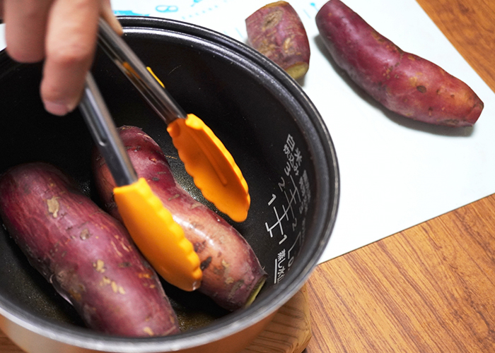 シルクスイートの焼き芋レシピ-炊飯器を使った焼き芋レシピ