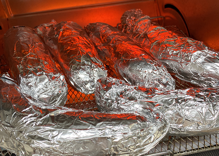 紅あずまの焼き芋をオーブントースターで作る場合