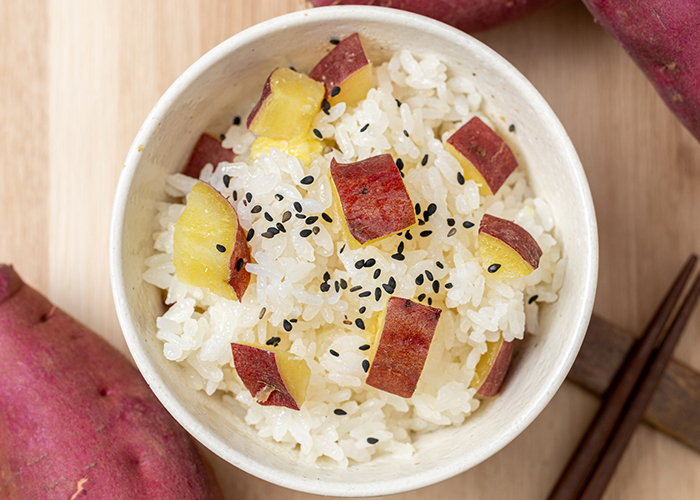 紅あずまの炊き込みご飯