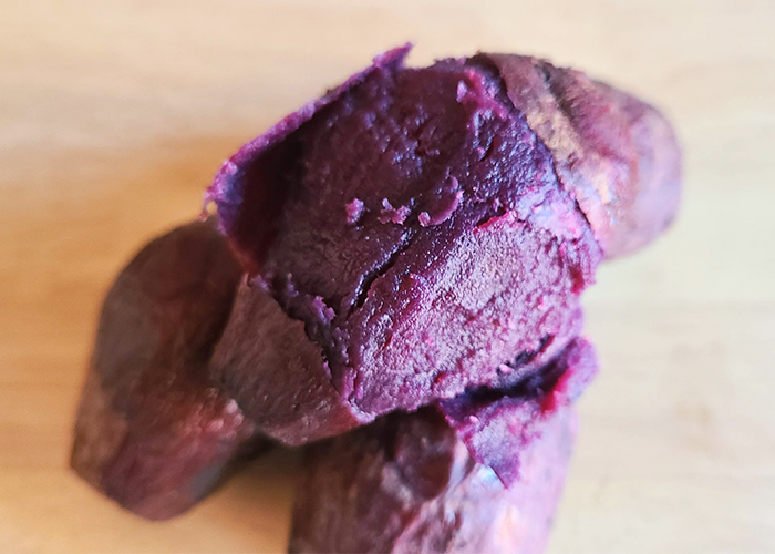 ふくむらさきはお菓子作りに最適な色の安定性