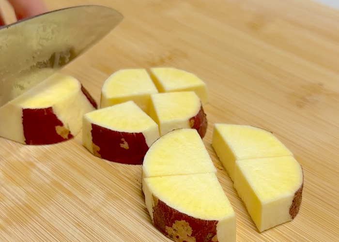 ヤラピンが豊富な皮ごと調理する