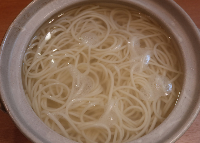 出汁が染み込む「五島風にゅうめん」
