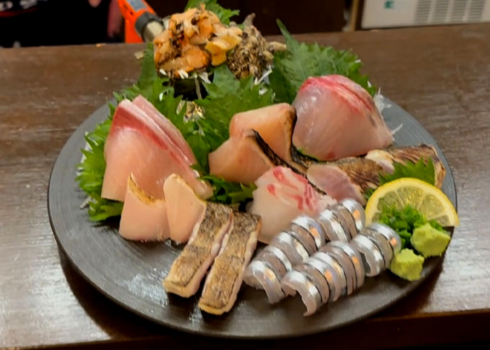 五島・海鮮なないろ 刺身盛り合わせ