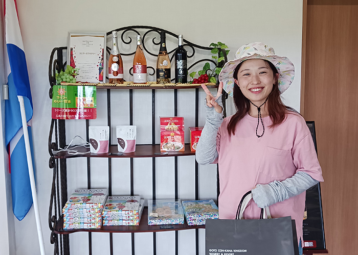 五島ワイナリーにて