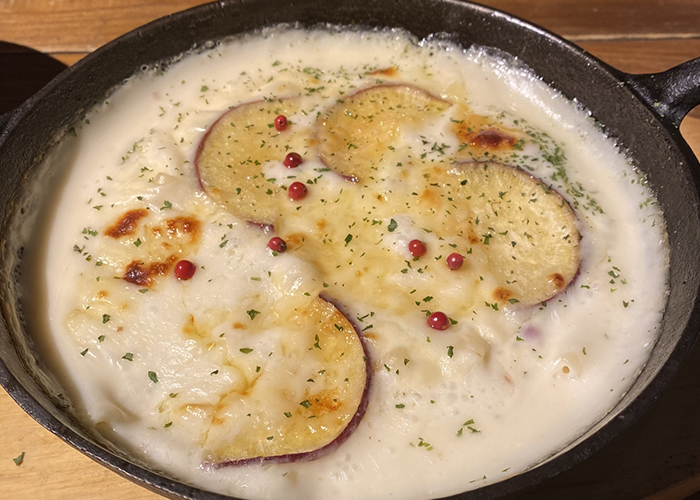 冷凍焼き芋　栄養満点 焼き芋とベーコンのグラタン