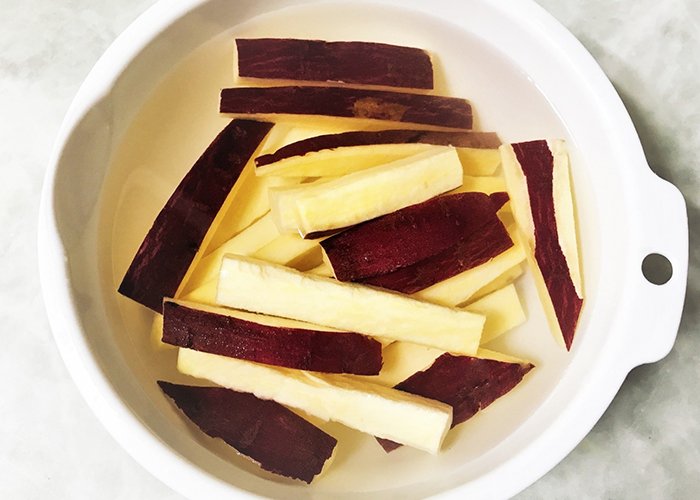 さつまいものアク抜きは短時間で済ませるのがコツ