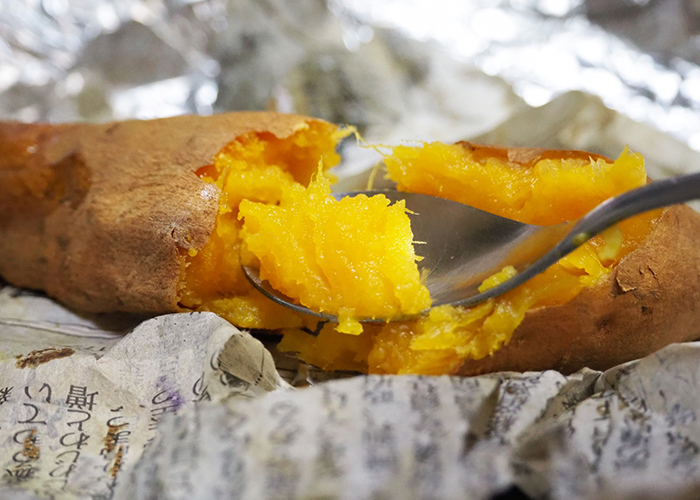 必ず皮をきれいに取り除き、中身の黄色い部分だけを与える