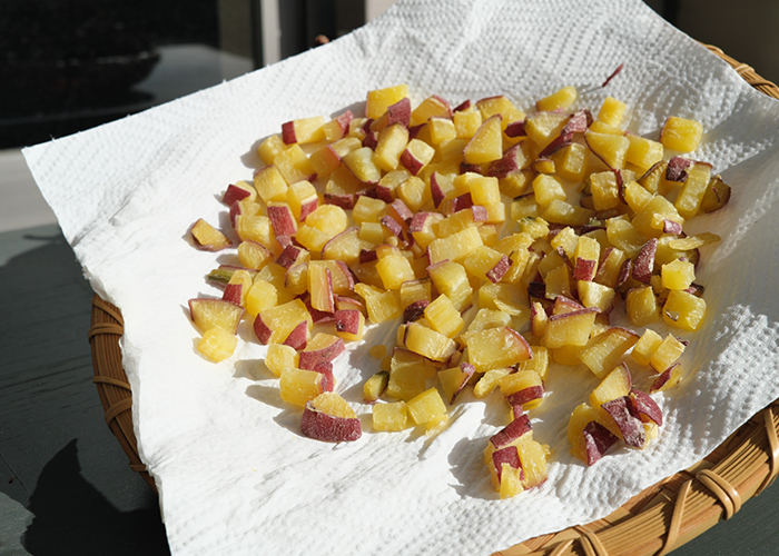 干し芋はミネラル分と硬さに気をつける