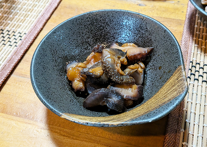 五島・きんぎょの「ナマコの甘辛煮」