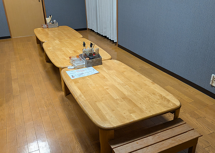 五島・きんぎょのテーブル席